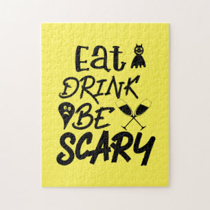 Halloween Eat Drink Be Scary Puzzle