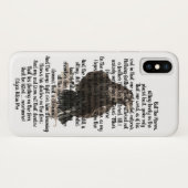 Halloween Edgar Allen Poe Raven Geem Case-Mate iPhone Hülle (Rückseite (Horizontal))