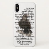 Halloween Edgar Allen Poe Raven Geem Case-Mate iPhone Hülle (Rückseite)