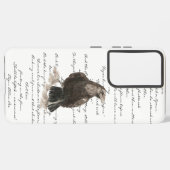 Halloween Edgar Allen Poe Raven Geem Samsung Galaxy Hülle (Linke Seite)