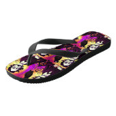 Halloween, Edgar Allen Poe, Raven, Nevermore Badesandalen (Schrägansicht)