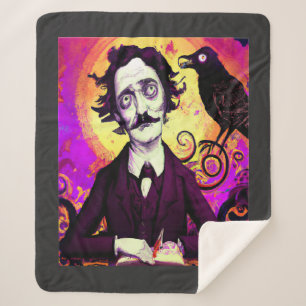 Halloween, Edgar Allen Poe, Raven, Nevermore Flee Sherpadecke