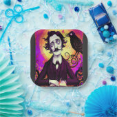 Halloween, Edgar Allen Poe, Raven, Nevermore Pappteller (Party)