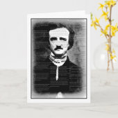 Halloween... Edgar Allen Poes Gedicht "The Raven" Karte (Gelbe Blume)