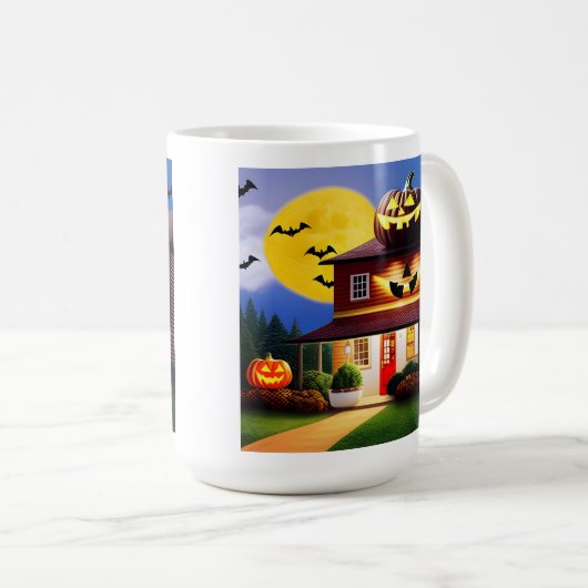 Halloween Edition - White Coffee Tasse Bulk (VorderseiteRechts)