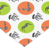 Halloween Eek Bats and Spiders Pattern Mittelgroßer Tischläufer (Ecke)