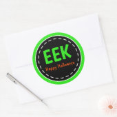 Halloween Eek Leckerei Party Stickers (Umschlag)