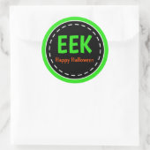 Halloween Eek Leckerei Party Stickers (Tasche)