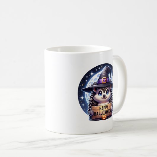 Halloween Egel Kaffeetasse (VorderseiteRechts)