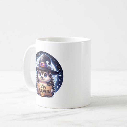 Halloween Egel Kaffeetasse (Vorderseite Links)