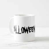 Halloween Ei Kaffeetasse (Vorderseite Links)