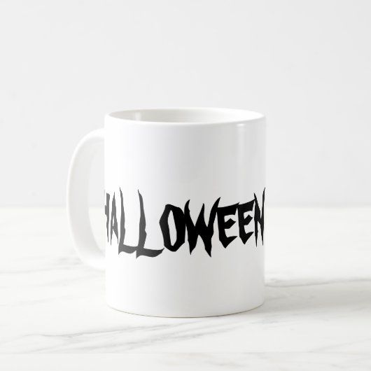 Halloween Ei Kaffeetasse (Vorderseite Links)