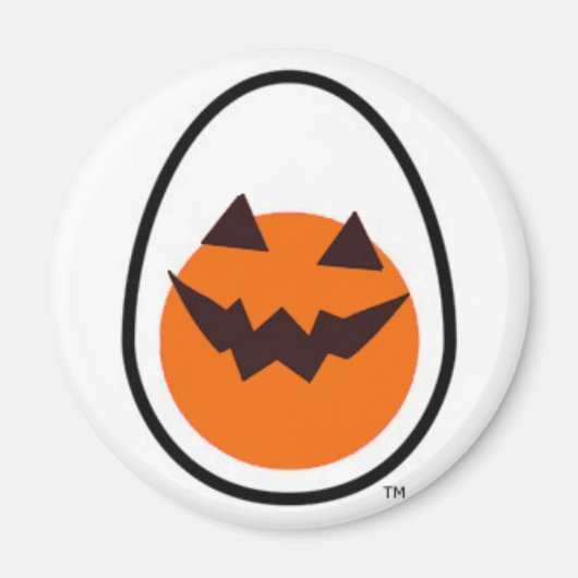 Halloween Ei Magnet (Vorne)