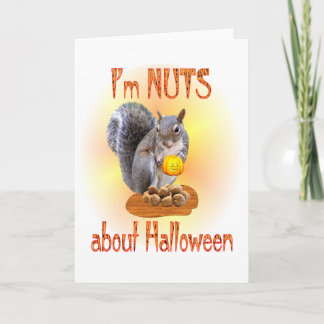 Halloween-Eichhörnchen Karte