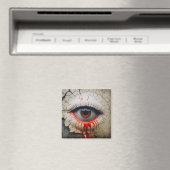 Halloween ein Auge, das Blut schneidet Magnet (In Situ (Geschirrspüler))