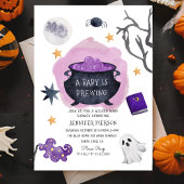 Halloween, ein Baby, braut eine Babydusche Einladung