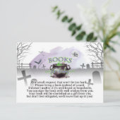 Halloween Ein Baby ist die Beilage des Buches Begleitkarte (Stehend Vorderseite)