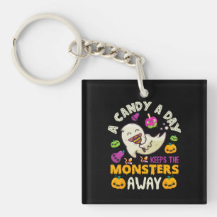 Halloween: Ein Bonbon am Tag hält die Monster fern Schlüsselanhänger