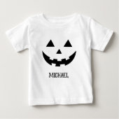 Halloween, ein Niedlicher Individuelle Name des Wi Baby T-shirt (Vorderseite)