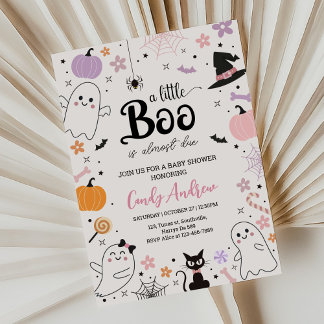 Halloween Eine kleine Boo Baby Dusche Einladung