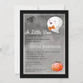 Halloween eine kleine Boo Ghost Boy Baby Dusche Einladung (Vorderseite)
