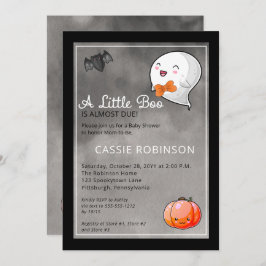 Halloween eine kleine Boo Ghost Boy Baby Dusche Einladung