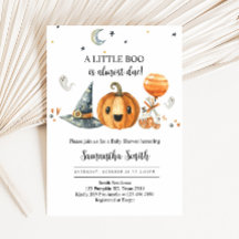 Halloween eine kleine Boo Pumpkin Baby Dusche
