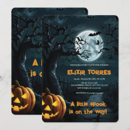 Halloween eine kleine Spook Pumpkin Baby Dusche Einladung