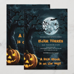 Halloween eine kleine Spook Pumpkin Baby Dusche Einladung