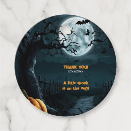 Halloween eine kleine Spook Pumpkin Baby Dusche Geschenkanhänger