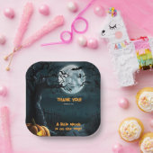 Halloween eine kleine Spook Pumpkin Baby Dusche Pappteller (Party)