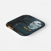 Halloween eine kleine Spook Pumpkin Baby Dusche Pappteller (Gewinkelt)