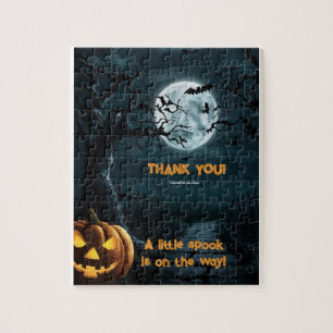 Halloween eine kleine Spook Pumpkin Baby Dusche Puzzle