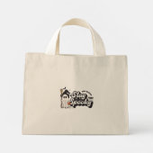 Halloween, eine Zeit des Terrors Mini Stoffbeutel (Rückseite)