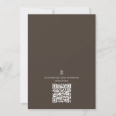 Halloween Einfaches Süßes Kürbis QR-Code Karten Sy (Rückseite)