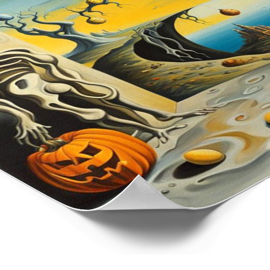 Halloween-Eingang Poster (Ecke)