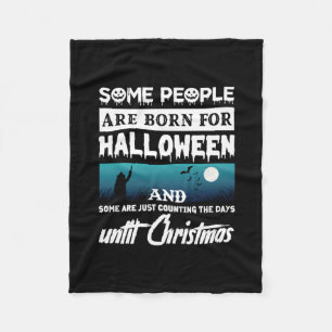 Halloween einige Leute sind zu Halloween Geboren Fleecedecke