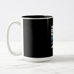 Halloween einige Leute sind zu Halloween Geboren Zweifarbige Tasse