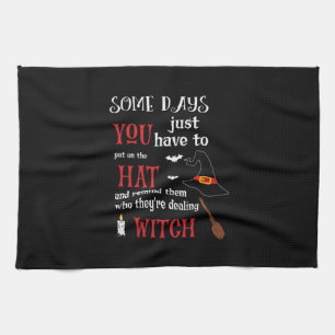 Halloween einige Tage, die du Geburtstag haben mus Geschirrtuch
