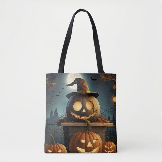 Halloween-Einkaufstasche. Trick oder geil. Tasche (Vorderseite)