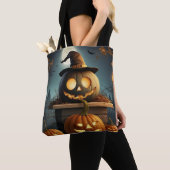 Halloween-Einkaufstasche. Trick oder geil. Tasche (Von Nahem)