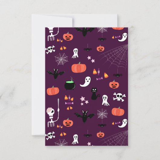 Halloween Einladung (Vorderseite)