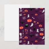 Halloween Einladung (Vorne/Hinten)