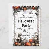Halloween Einladung (Vorderseite)