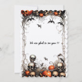 Halloween Einladung (Rückseite)