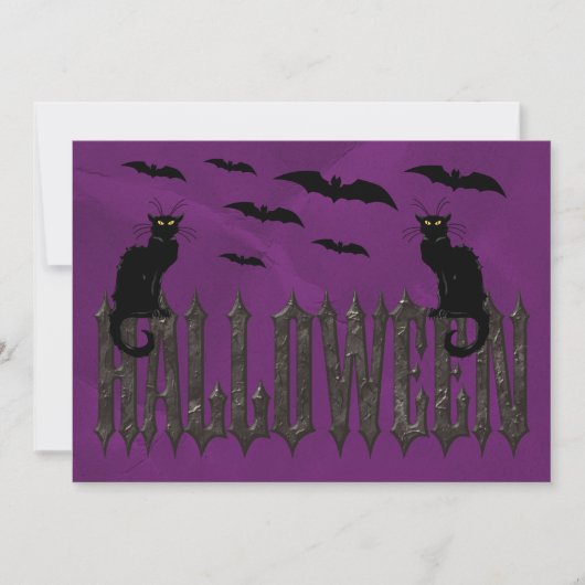 Halloween Einladung (Vorderseite)