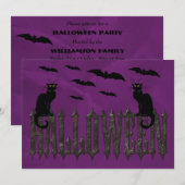 Halloween Einladung (Vorne/Hinten)