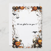 Halloween Einladung (Rückseite)