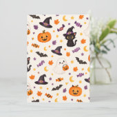 Halloween Einladung (Stehend Vorderseite)