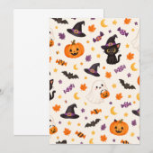 Halloween Einladung (Vorne/Hinten)